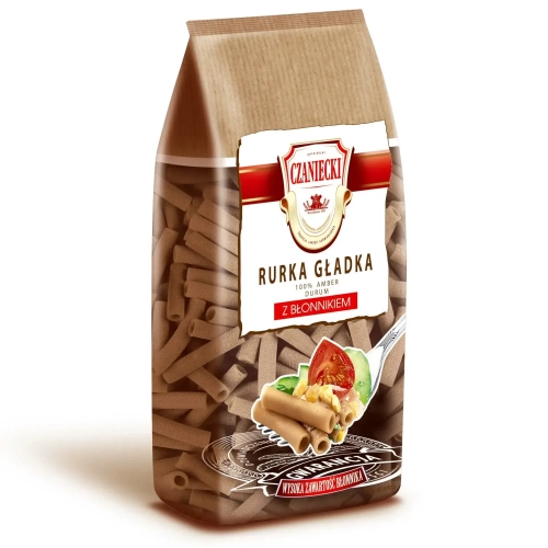 Makaron Czaniecki z błonnikiem Rurka Gładka 250g