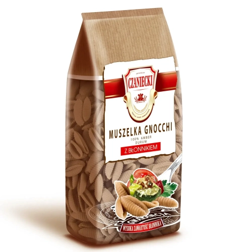 Makaron Czaniecki z błonnikiem MuszelkaGnocchi250g