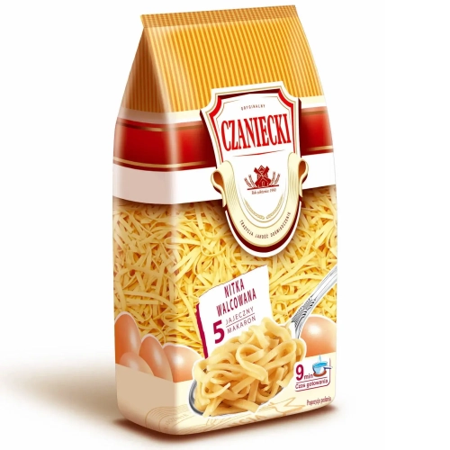 Makaron Czaniecki 5-jaj Nitka Walcowana 500g