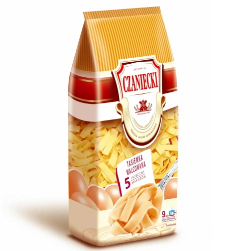 Makaron Czaniecki 5-jaj Tasiemka Walcowana 500g
