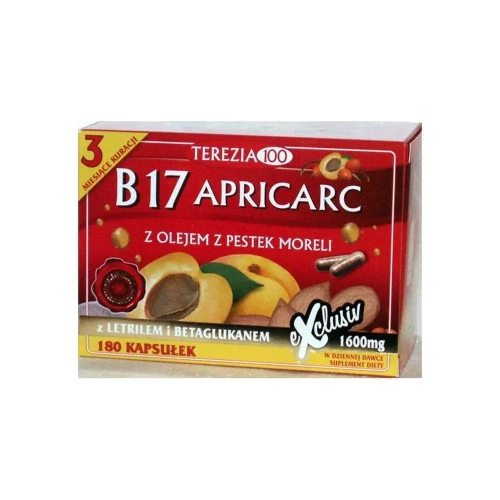 B17 APRICARC - 180 szt Terezia z olejem z pestek moreli