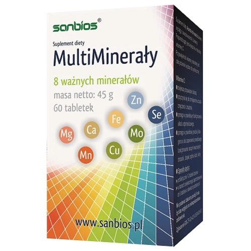 Multiminerały 60 tab - SANBIOS
