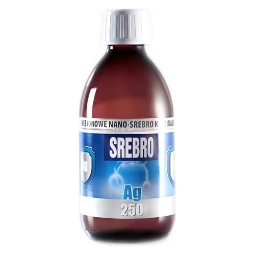 Nano-Srebro koloidalne Ag 250 300ml