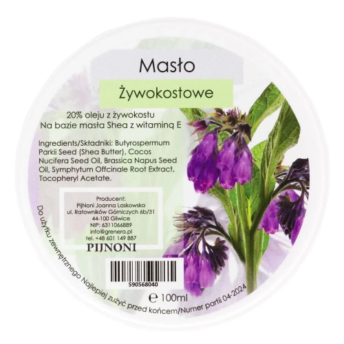 Masło żywokostowe 100ml