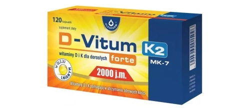 D-VITUM forte 2000j.m. K2 120 kaps.