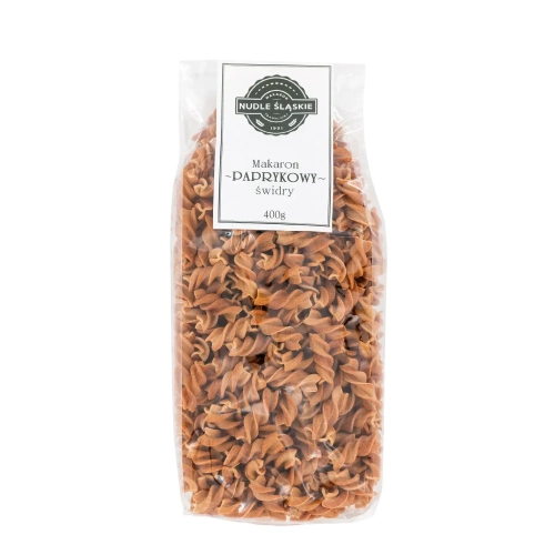Makaron PAPRYKOWY świdry 400g