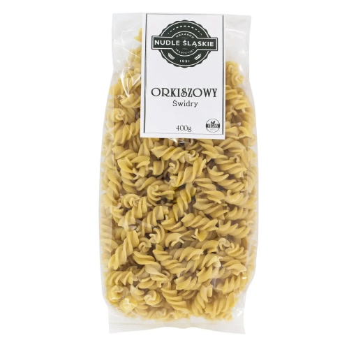 Makaron ORKISZOWY (jasny) świdry 400g