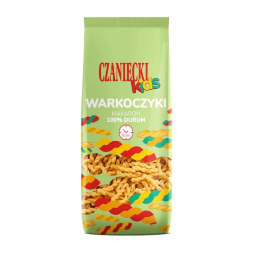 Makaron Czaniecki Kids 100% Durum Warkoczyki 250g.webp