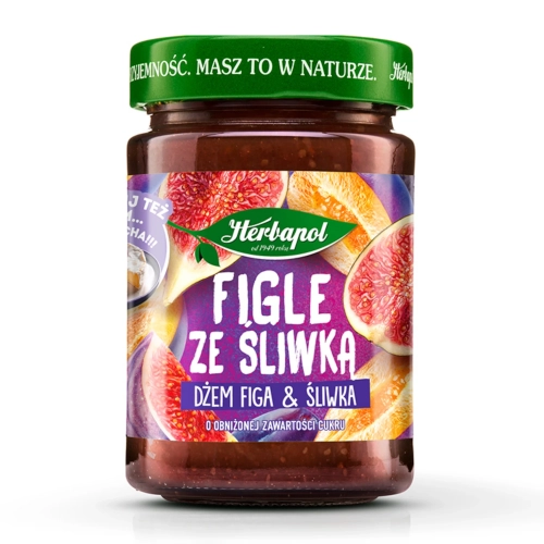 Dżem Figle ze śliwką– figa i śliwka 280g.webp
