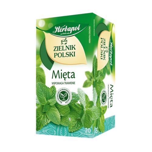 Herbata Mięta 2g x 20 szt. Zielnik Polski.webp