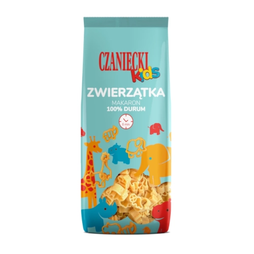 Makaron Czaniecki Kids 100% Durum Zwierzątka 250g.webp