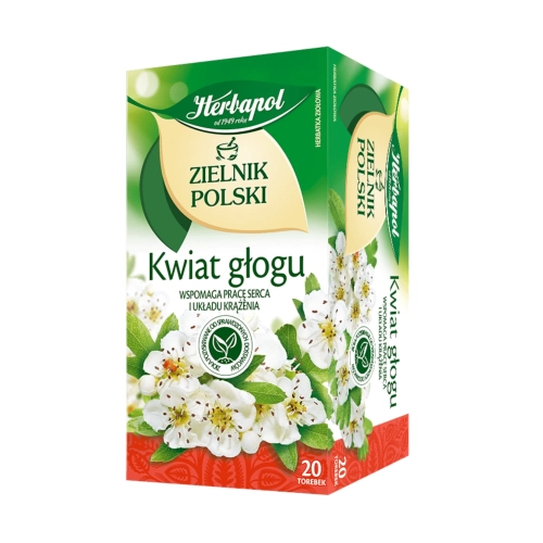 Herbata Kwiat głogu 2g x 20 szt. Zielnik Polski.webp