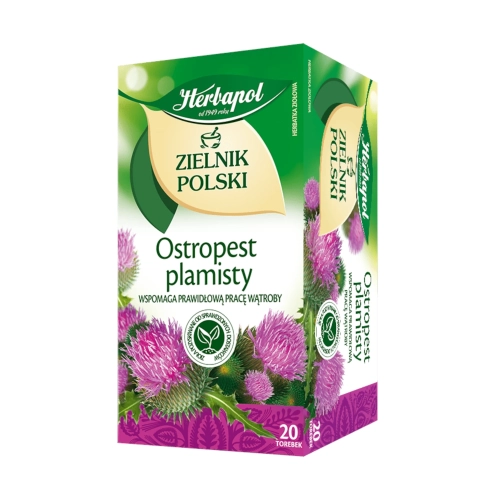 Herbata Ostropest plamisty 2g x 20 szt. Zielnik Polski.webp