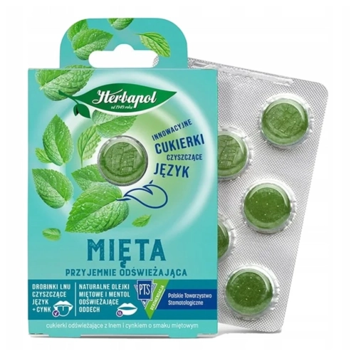 Cukierki czyszczące język mięta 20g.webp