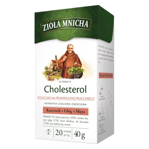 Zioła Mnicha herbatka na Cholesterol 2g x 20 szt..webp