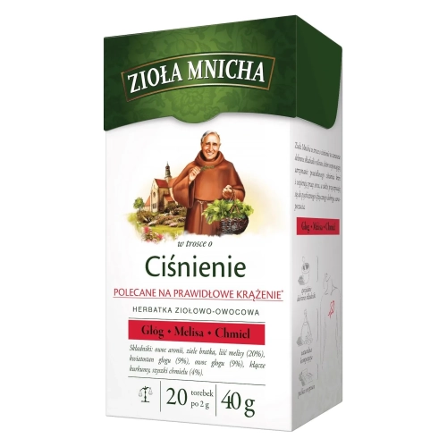 Zioła Mnicha herbatka na Ciśnienie 2g x 20 szt..webp