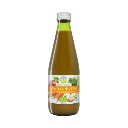 Marchew + Jabłko 100% sok EKO tłoczony 300 ml.webp