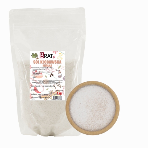 Sól kłodawska miałka Brat.pl 1kg