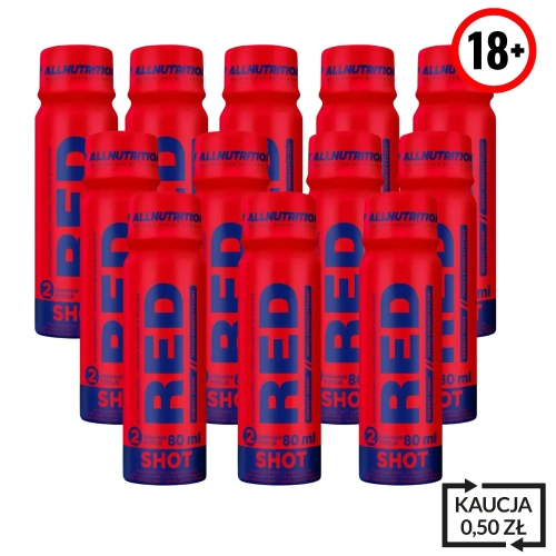 Allnutrition Red Shock Shot 80ml x12 KAUCJA.webp