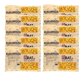 Kukurydza prażona solona 10 x 65g