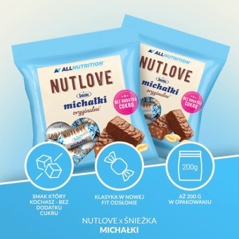 Allnutrition nutlove śnieżka Michałki ORYGINALNE 200g2.webp