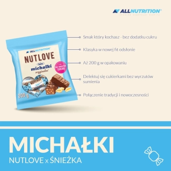 Allnutrition nutlove śnieżka Michałki ORYGINALNE 200g3.webp