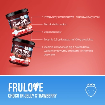 Allnutrition frulove choco in jelly 300g STRAWBERY3.webp