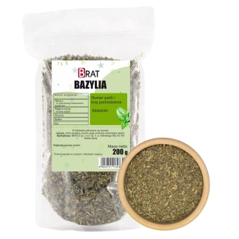 Bazylia suszona liść 200g