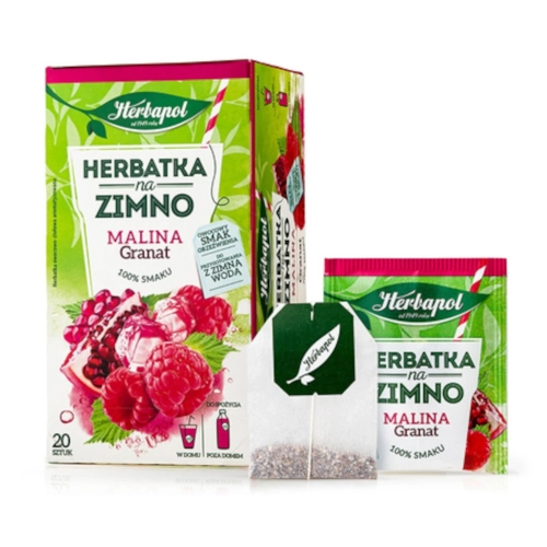 Herbatka na zimno - Malina Granat 1,8g x 20 szt..webp