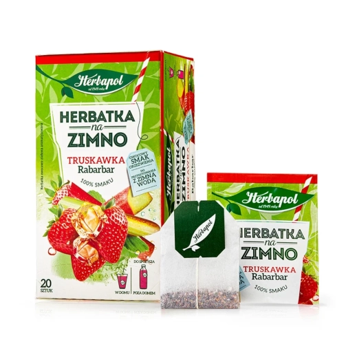 Herbatka na zimno - Truskawka Rabarbar 1,8g x 20 szt..webp