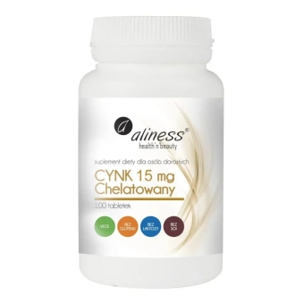 Cynk Chelatowany 15mg 100tab