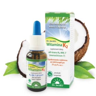 KROPLE Witamina K2 20ml - Dr. Jacob's