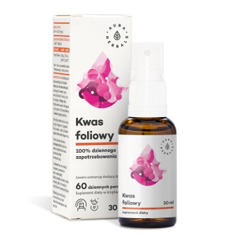 Witamina B9 kwas foliowy areozol 30ml - AURA