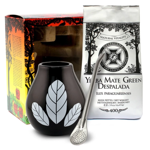 Zestaw do Yerba Mate Despalada 400g + bombilla + matero.webp