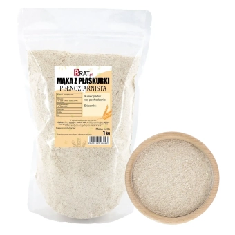 Mąka z płaskurki pełnoziarnista 1kg