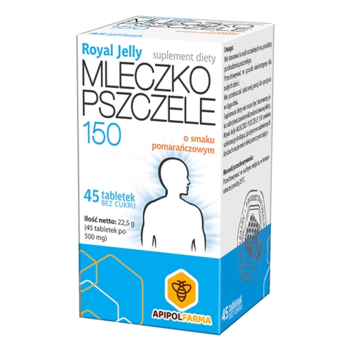 Royal Jelly - Mleczko pszczele 150 45tabl.webp