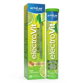 ElectroVit elektrolity z cytrynianem - limonka 20 tabl.