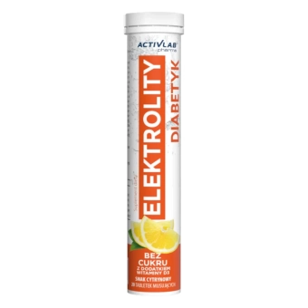 Elektrolity Diabetyk - cytryna 20 tabl.