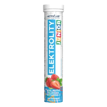 Elektrolity Junior - truskawka 20 tabl.