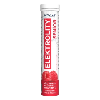 Elektrolity Senior - malina 20 tabl.