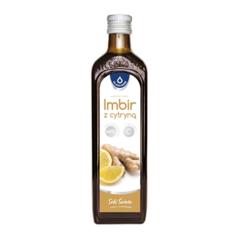 Imbir z cytryną z witaminą C sok 490 ml
