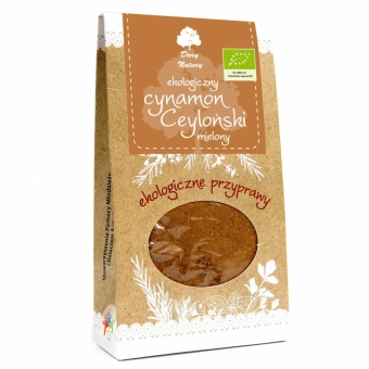 ECO Cynamon Cejloński mielony 50g - DARY NATURY