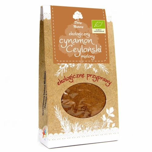 ECO Cynamon Cejloński mielony 50g - DARY NATURY.webp