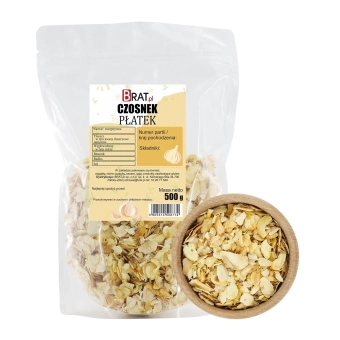 Czosnek płatek 500g