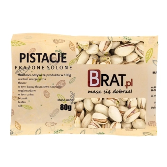 Pistacje prażone solone 80g