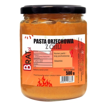 Pasta orzechowa z chili 500g