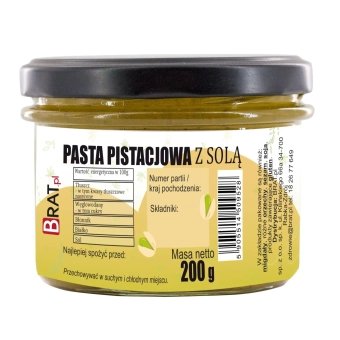 Pasta pistacjowa z solą himalajską 200g