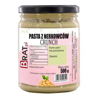 Pasta z nerkowców CRUNCH 500g