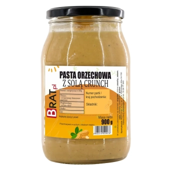 Pasta z orzechów ziemnych z solą Crunch 900g