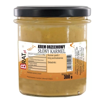 Krem orzechowy SŁONY KARMEL 300g